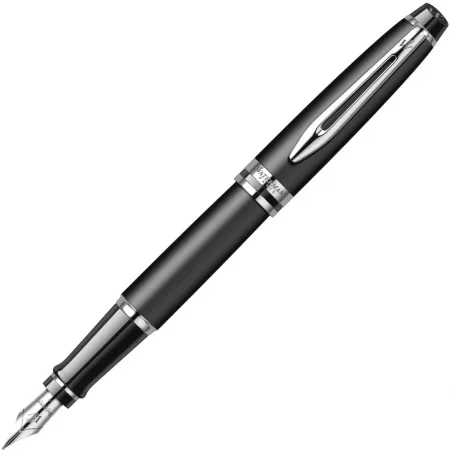 Ручка перьев. Waterman Expert 3 (S0951860) Matte Black CT M сталь нержавеющая подар.кор.