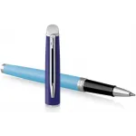 Ручка роллер Waterman Hemisphere Colour Blocking (2179926) Blue CT F черн. черн. подар.кор.