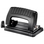 Дырокол Kw-Trio Classic Mini 09065BLACK макс.:10лист. металл черный отв.:2 с линейкой