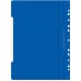 Папка-скоросшиватель Бюрократ PS-P20BLU A4 прозрач.верх.лист боков.перф. пластик синий 0.12/0.16