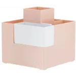 Подставка Deli EZ072PINK Linfini 6отд. для письменных принадлежностей 120x120x123мм розовый