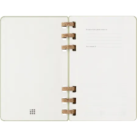 Еженедельник Moleskine SPIRAL Large 130х210мм обложка картон 200стр. спираль киви