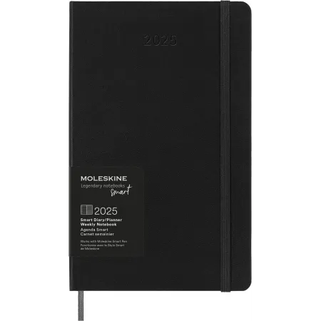 Еженедельник Moleskine SMART Large 130х210мм 176стр. черный