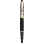 Ручка роллер Waterman Reflections of Paris Expert DeLuxe (2200941) Black GT F черн. черн. подар.кор. золотистый