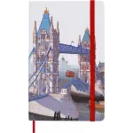 Блокнот Moleskine LIMITED EDITION I AM LONDON LEQP060IAMLO Large 130х210мм 240стр. слоновая кость страницы линейка твердая обложка подар.кор. белый