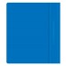 Папка-скоросшиватель Бюрократ Люкс -PSL20A5BLUE A5 прозрач.верх.лист пластик синий 0.14/0.18