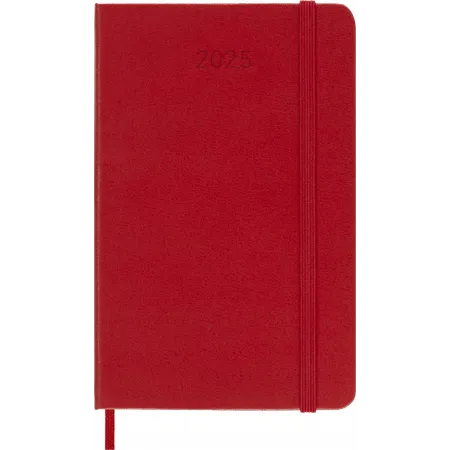 Еженедельник Moleskine CLASSIC WKNT Pocket 90x140мм 144стр. красный