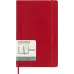 Еженедельник Moleskine ACADEMIC SOFT WKNT Large 130х210мм датир.18мес 208стр. мягкая обложка красный