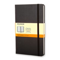 Блокнот Moleskine CLASSIC QP060 Large 130х210мм 240стр. линейка твердая обложка черный