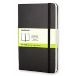 Блокнот Moleskine CLASSIC QP062 Large 130х210мм 240стр. нелинованный твердая обложка черный