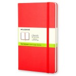 Блокнот Moleskine CLASSIC QP012R Pocket 90x140мм 192стр. нелинованный твердая обложка красный