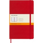 Блокнот Moleskine CLASSIC QP060R Large 130х210мм 240стр. линейка твердая обложка красный