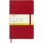 Блокнот Moleskine CLASSIC QP062R Large 130х210мм 240стр. нелинованный твердая обложка красный