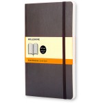 Блокнот Moleskine CLASSIC SOFT QP616 Large 130х210мм 192стр. линейка мягкая обложка черный