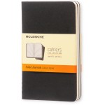 Блокнот Moleskine CAHIER JOURNAL QP311 Pocket 90x140мм обложка картон 64стр. линейка черный (3шт)