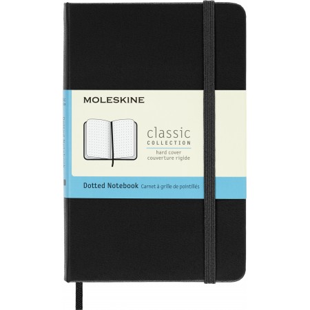 Блокнот Moleskine CLASSIC MM713 Pocket 90x140мм 192стр. пунктир твердая обложка черный