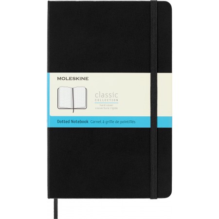 Блокнот Moleskine CLASSIC QP066 Large 130х210мм 240стр. пунктир твердая обложка черный