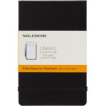 Блокнот Moleskine REPORTER QP511 Pocket 90x140мм 192стр. линейка твердая обложка черный