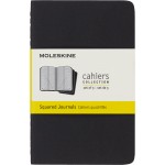 Блокнот Moleskine CAHIER JOURNAL QP312 Pocket 90x140мм обложка картон 64стр. клетка черный (3шт)