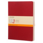 Блокнот Moleskine CAHIER JOURNAL CH121 XLarge 190х250мм обложка картон 120стр. линейка клюквенный (3шт)