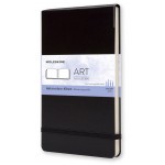 Блокнот для акварели Moleskine ART WATERCOLOR ARTMM804 Large 130х210мм 72стр. твердая обложка черный