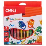 Масляная пастель Deli EC20120 Color Emotion шестигранные 24цв. картон.кор./европод.