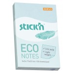 Блок самоклеящийся бумажный Stick`n ECO 21743 51x76мм 100лист. 60г/м2 пастель голубой