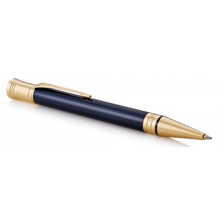 Ручка шариков. Parker Duofold K307 Prestige (1931373) Blue Chevron GT M черн. черн. подар.кор.