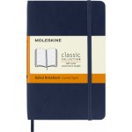 Блокнот Moleskine CLASSIC SOFT QP611B20 Pocket 90x140мм 192стр. линейка мягкая обложка синий сапфир