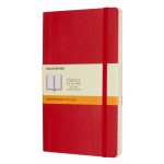 Блокнот Moleskine CLASSIC SOFT QP616F2 Large 130х210мм 192стр. линейка мягкая обложка красный