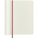 Блокнот Moleskine CLASSIC SOFT QP617F2 Large 130х210мм 192стр. клетка мягкая обложка красный