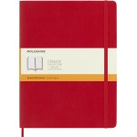 Блокнот Moleskine CLASSIC SOFT QP621F2 XLarge 190х250мм 192стр. линейка мягкая обложка красный