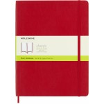 Блокнот Moleskine CLASSIC SOFT QP623F2 XLarge 190х250мм 192стр. нелинованный мягкая обложка красный