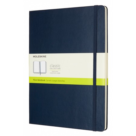 Блокнот Moleskine CLASSIC QP092B20 XLarge 190х250мм 192стр. нелинованный твердая обложка синий