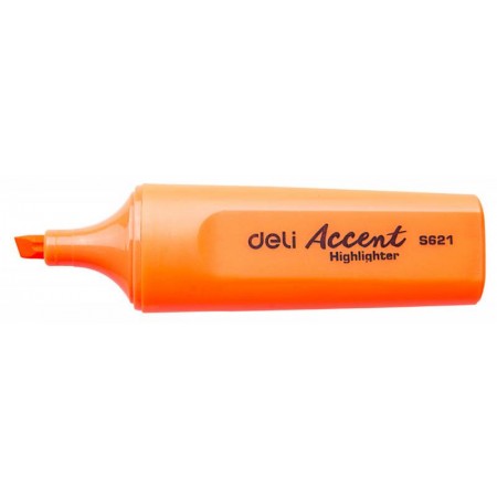 Текстовыделитель Deli Accent ES621ORANG Delight скошенный пиш. наконечник 1-5мм оранжевый