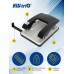 Дырокол Kw-Trio Stylish Heavy Duty 09760GR/BLCK макс.:40лист. металл черный отв.:2 с линейкой