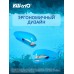 Степлер Kw-Trio 05665blue Dolphin 24/6 26/6 (20листов) голубой 150скоб металл/пластик