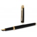 Ручка перьев. Waterman Hemisphere (S0920610) Mars Black GT F сталь нержавеющая подар.кор.