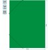 Папка-короб на резинке Бюрократ -BA40/07GRN пластик 0.7мм корешок 40мм A4 зеленый