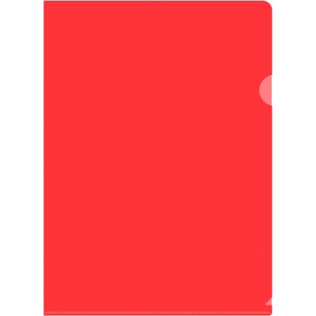 Папка-уголок Бюрократ -EE310/1RED A4 пластик 0.15мм красный