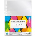 Папка-вкладыш Бюрократ СуперЛюкс -080GSLUX глянцевые А4+ 80мкм (упак.:100шт)