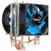 Устройство охлаждения(кулер) Aerocool Verkho 2 Dual Soc-AM5/AM4/1151/1200/2066/1700 черный/синий 4-pin 15-25dB Al+Cu 120W 370gr Ret