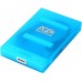 Внешний корпус для HDD/SSD AgeStar 3UBCP1-6G SATA USB3.0 пластик синий 2.5"