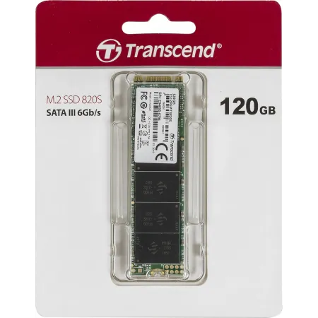 Накопитель SSD Transcend SATA-III 120GB TS120GMTS820S 820S M.2 2280 0.3 DWPD