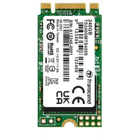 Накопитель SSD Transcend SATA-III 240GB TS240GMTS420S 420S M.2 2242 0.3 DWPD