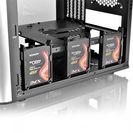 Корпус Thermaltake Level 20 VT черный без БП mATX 9x120mm 5x140mm 1x200mm 2xUSB2.0 2xUSB3.0 audio bott PSU