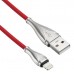 Кабель Digma LIGHT-1.2M-RED USB (m)-Lightning (m) 1.2м красный