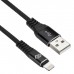 Кабель Digma LIGHT-1.2M-BLK USB (m)-Lightning (m) 1.2м черный