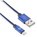 Кабель Digma LIGHT-1.2M-BL USB (m)-Lightning (m) 1.2м синий