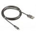 Кабель Digma LIGHT-1.2M-G USB (m)-Lightning (m) 1.2м темно-серый